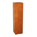 Wysoka donica corten Alto 30x30x120 - Decorti