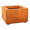 Donica corten Bajo 45x45x30 - Decorti