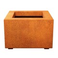 Donica corten Bajo 45x45x30 - Decorti