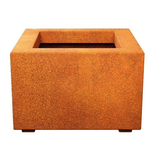 Donica corten Bajo 45x45x30 - Decorti