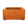 Donica corten Bajo 60x60x30 - Decorti