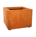 Donica corten Bajo 60x60x45 - Decorti