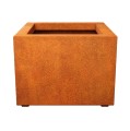 Donica corten Bajo 60x60x45 - Decorti