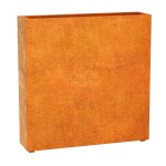 Donica wąska wysoka corten Estrecho 120x30x120 - Decorti