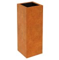 Donica cortenowa z wkładem Depo 45x45x120 - Decorti