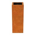 Donica cortenowa z wkładem Depo 45x45x120 - Decorti