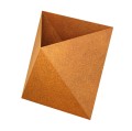 Donica ogrodowa geometryczna corten Triangulo - Decorti