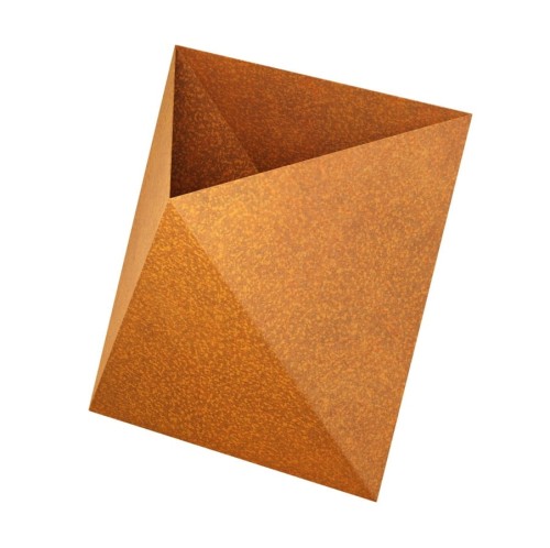 Donica ogrodowa geometryczna corten Triangulo - Decorti