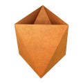 Donica ogrodowa geometryczna corten Triangulo - Decorti