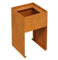 Donica ogrodowa z cortenu Planta 50x50x80 - Decorti