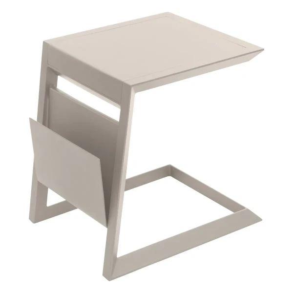 Stolik ogrodowy kwadratowy z gazetnikiem Laurel, Clay - Hesperide