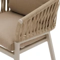 Krzesła na taras i balkon Oriengo Beige Clay, 2 szt - Hesperide