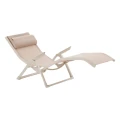 Leżak ogrodowy składany Decima, Linen Clay - Hesperide