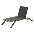 Leżak rozkładany na płasko Jimani, Mocha Praline - Hesperide
