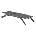 Leżak rozkładany na płasko Jimani, antracytowy - Hesperide