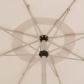 Parasol ogrodowy okrągły odchylany Loompa 3 m, beżowy - Hesperide