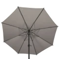 Parasol ogrodowy okrągły odchylany Loompa 3 m, taupe - Hesperide