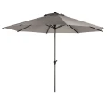 Parasol ogrodowy okrągły odchylany Loompa 3 m, taupe - Hesperide