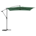 Parasol ogrodowy boczny, kwadratowy Manoa 2,5x2,5, oliwkowy - Hesperide