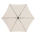 Parasol ogrodowy boczny, okrągły Manoa 3m, beżowy - Hesperide