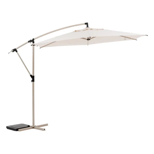 Parasol ogrodowy boczny, okrągły Manoa 3m, Clay Wheat - Hesperide