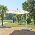 Parasol ogrodowy boczny, okrągły Manoa 3m, Clay Wheat - Hesperide