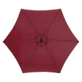 Parasol ogrodowy boczny, okrągły Manoa 3m, bordowy - Hesperide