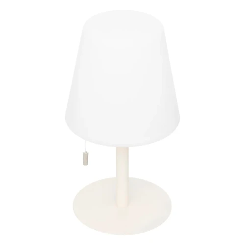Lampa stołowa zewnętrzna USB, beżowa - Atmosphera