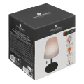 Lampa stołowa zewnętrzna USB, szara - Atmosphera