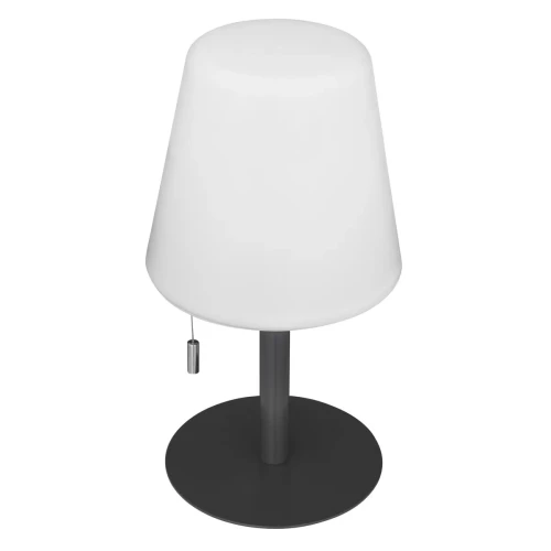 Lampa stołowa zewnętrzna USB, szara - Atmosphera