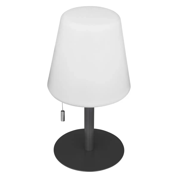 Lampa stołowa zewnętrzna USB, szara - Atmosphera