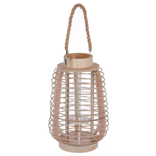 Lampion z rattanu 33cm - Atmosphera