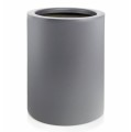 Donica cylindryczna Ø40, z włókna szklanego, szara - Polnix