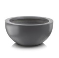 Donica misa Ø60, z włókna szklanego, szara - Polnix