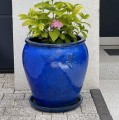 Podstawka ceramiczna Ø44, kobaltowy niebieski - Polnix