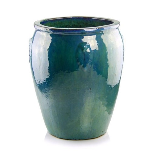 Donica ogrodowa dzban Ø53, turkusowy - Polnix