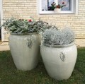 Donica ogrodowa dzban Ø49, kremowy - Polnix