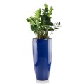 Donica ceramiczna wysoka 50, kobaltowy niebieski - Polnix