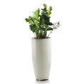 Donica ceramiczna wysoka 50, kremowa - Polnix