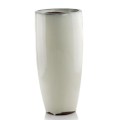Donica ceramiczna wysoka 50, kremowa - Polnix