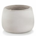 Donica misa z włókna ceramicznego Ø33, jasny szary - Polnix