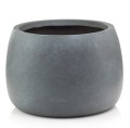 Donica misa z włókna ceramicznego Ø47, ciemny szary - Polnix