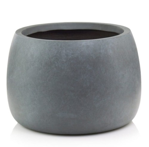 Donica misa z włókna ceramicznego Ø47, ciemny szary - Polnix