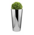 Donica wysoka lustrzana ze stali nierdzewnej Inox Ø38 - Polnix