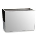 Donica lustrzana podłużna ze stali nierdzewnej Inox 60x30x39 - Polnix