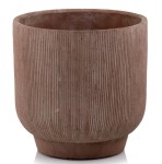 Osłonka ceramiczna na nodze z żebrowanym zdobieniem Ø15 - Polnix
