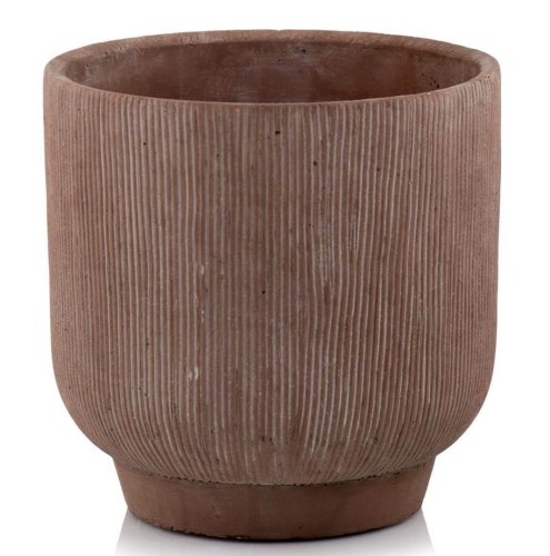 Osłonka ceramiczna na nodze z żebrowanym zdobieniem Ø18 - Polnix