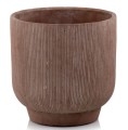 Osłonka ceramiczna na nodze z żebrowanym zdobieniem Ø21 - Polnix