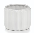 Ceramiczna osłonka doniczkowa z wypukłą strukturą Ø15 - Polnix