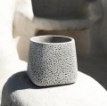 Osłonka ceramiczna ze strukturą pęcherzyków Ø13, szara matowa - Polnix
